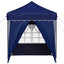 Pop-up Festtelt 195 x 195 x 245 cm Blå Oxford stof