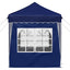 Pop-up Festtelt 195 x 195 x 245 cm Blå Oxford stof