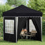 Pop-up Festtelt 195 x 195 x 245 cm Antracit Oxford stof