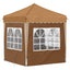 Pop-up Festtelt 195 x 195 x 245 cm Beige Oxford stof