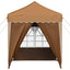 Pop-up Festtelt 195 x 195 x 245 cm Beige Oxford stof