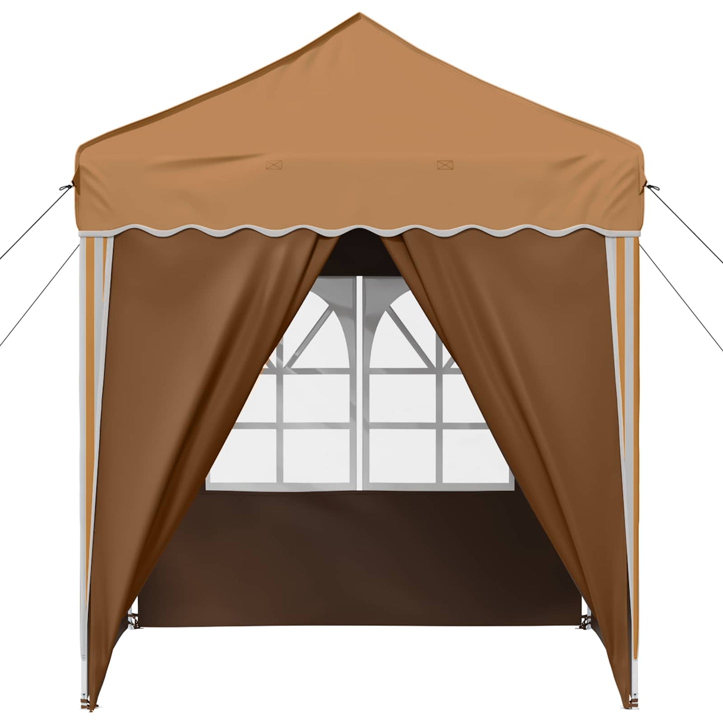 Pop-up Festtelt 195 x 195 x 245 cm Beige Oxford stof