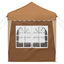 Pop-up Festtelt 195 x 195 x 245 cm Beige Oxford stof