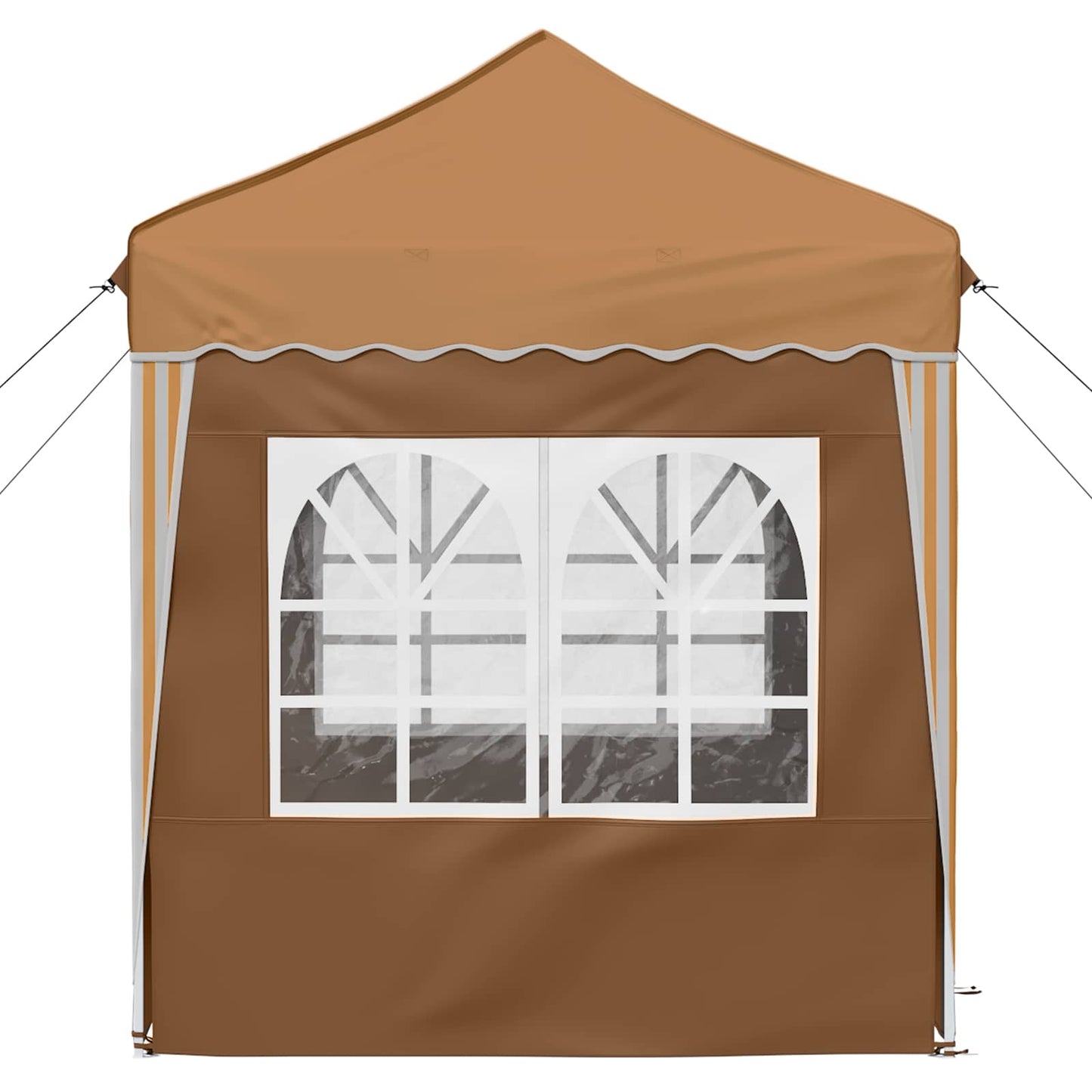 Pop-up Festtelt 195 x 195 x 245 cm Beige Oxford stof