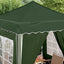 Pop-up Festtelt 195 x 195 x 245 cm Grøn Oxford stof
