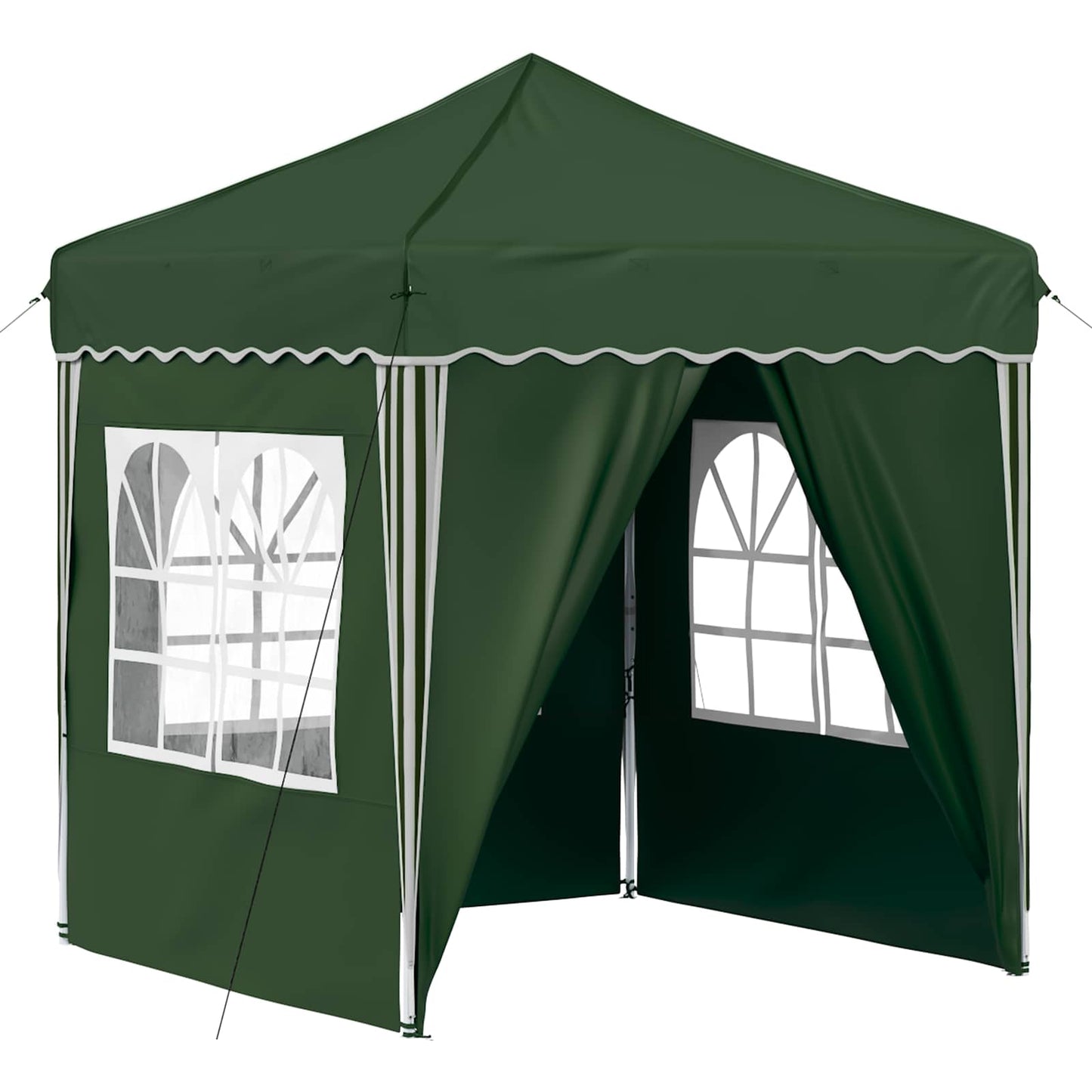 Pop-up Festtelt 195 x 195 x 245 cm Grøn Oxford stof