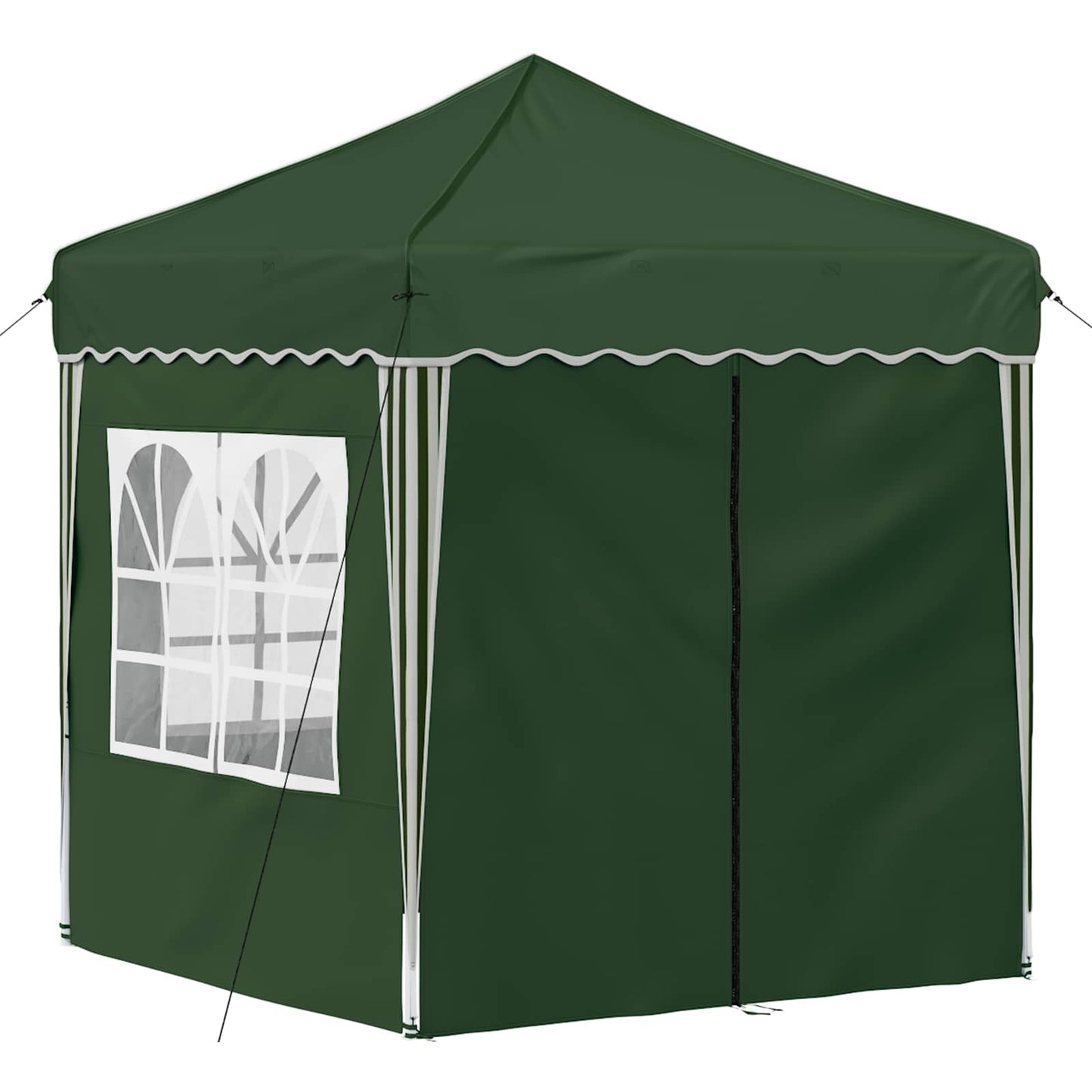 Pop-up Festtelt 195 x 195 x 245 cm Grøn Oxford stof