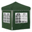 Pop-up Festtelt 195 x 195 x 245 cm Grøn Oxford stof