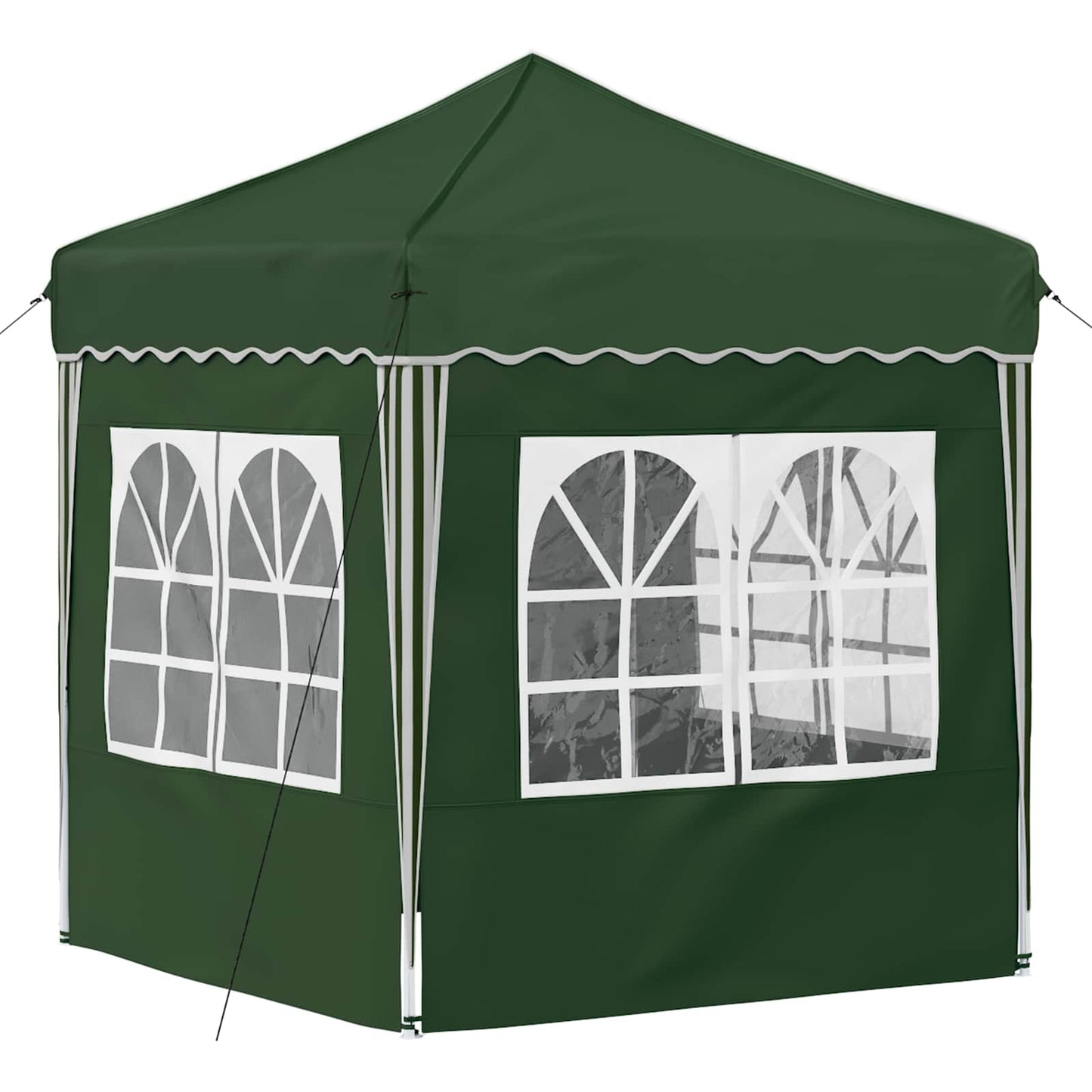 Pop-up Festtelt 195 x 195 x 245 cm Grøn Oxford stof