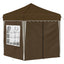 Pop-up Festtelt 195 x 195 x 245 cm Gråbrun Oxford stof
