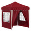 Pop-up Festtelt 195 x 195 x 245 cm Bordeaux Oxford stof