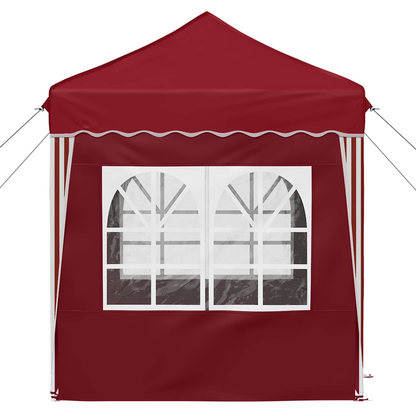 Pop-up Festtelt 195 x 195 x 245 cm Bordeaux Oxford stof