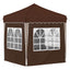 Pop-up Festtelt 195 x 195 x 245 cm Brun Oxford stof