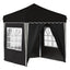 Pop-up Festtelt 195 x 195 x 245 cm Sort Oxford stof