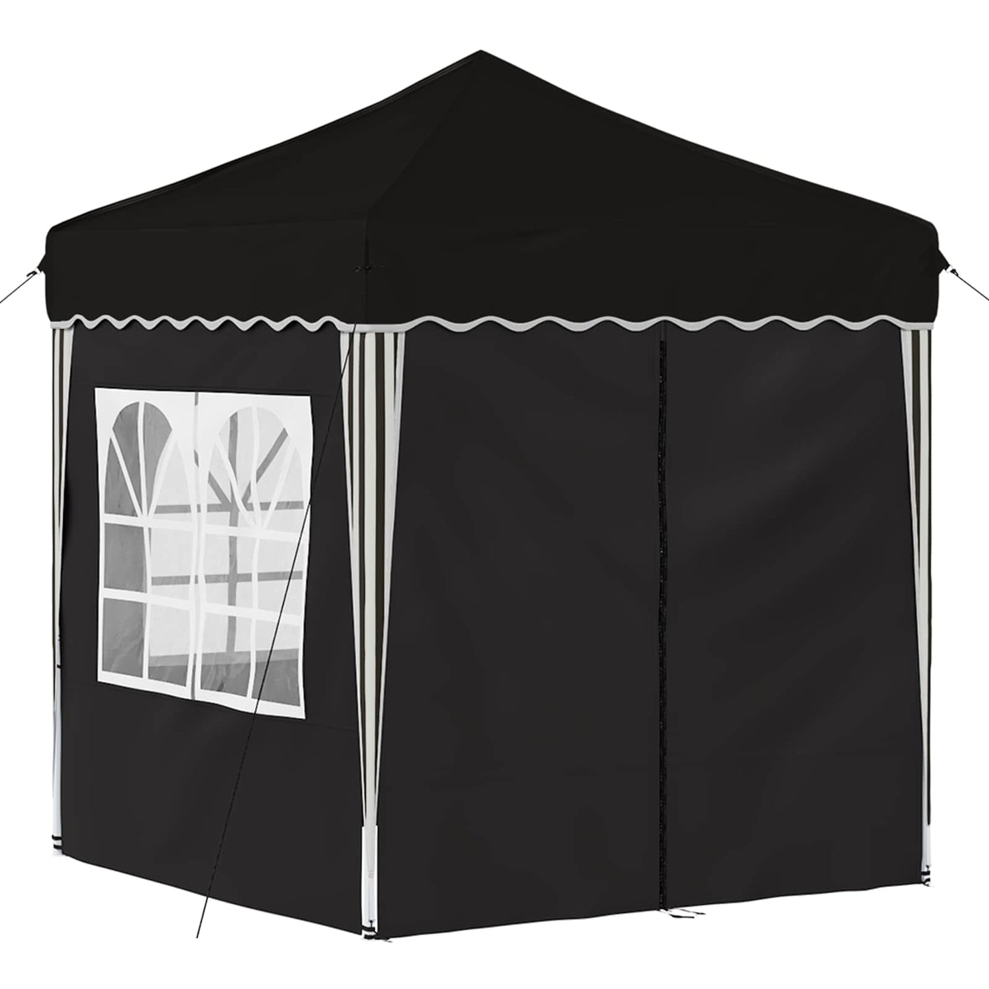 Pop-up Festtelt 195 x 195 x 245 cm Sort Oxford stof