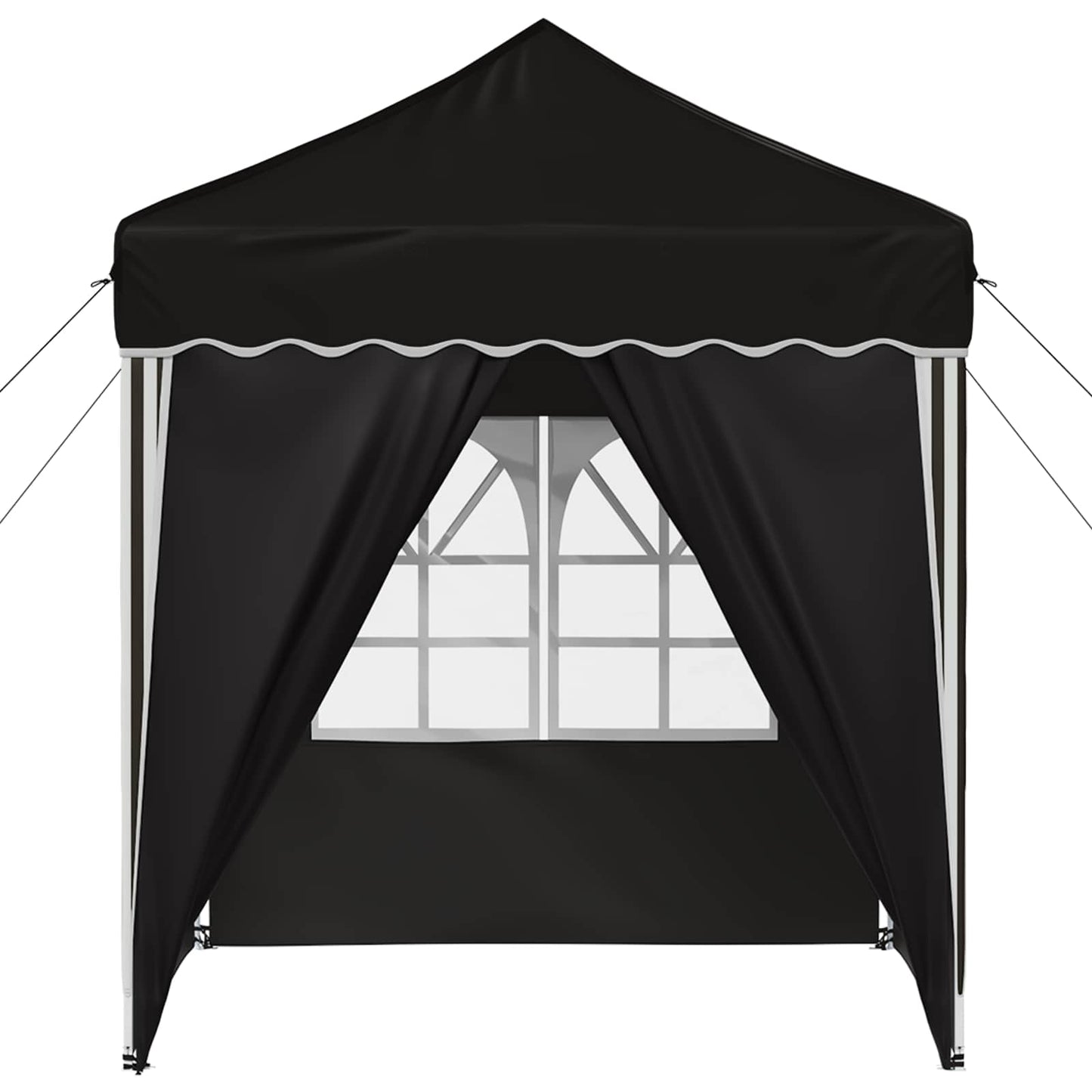 Pop-up Festtelt 195 x 195 x 245 cm Sort Oxford stof
