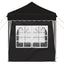 Pop-up Festtelt 195 x 195 x 245 cm Sort Oxford stof