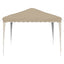 Pop-up Festtelt 288 x 288 x 245 cm Cremefarvet Oxford stof