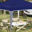 Pop-up Festtelt 288 x 288 x 245 cm Blå Oxford stof