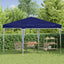 Pop-up Festtelt 288 x 288 x 245 cm Blå Oxford stof