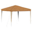 Pop-up Festtelt 288 x 288 x 245 cm Beige Oxford stof
