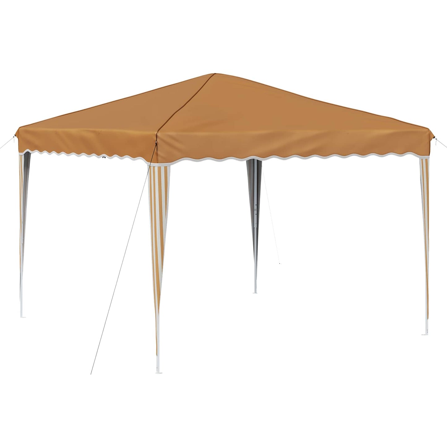 Pop-up Festtelt 288 x 288 x 245 cm Beige Oxford stof