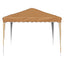 Pop-up Festtelt 288 x 288 x 245 cm Beige Oxford stof
