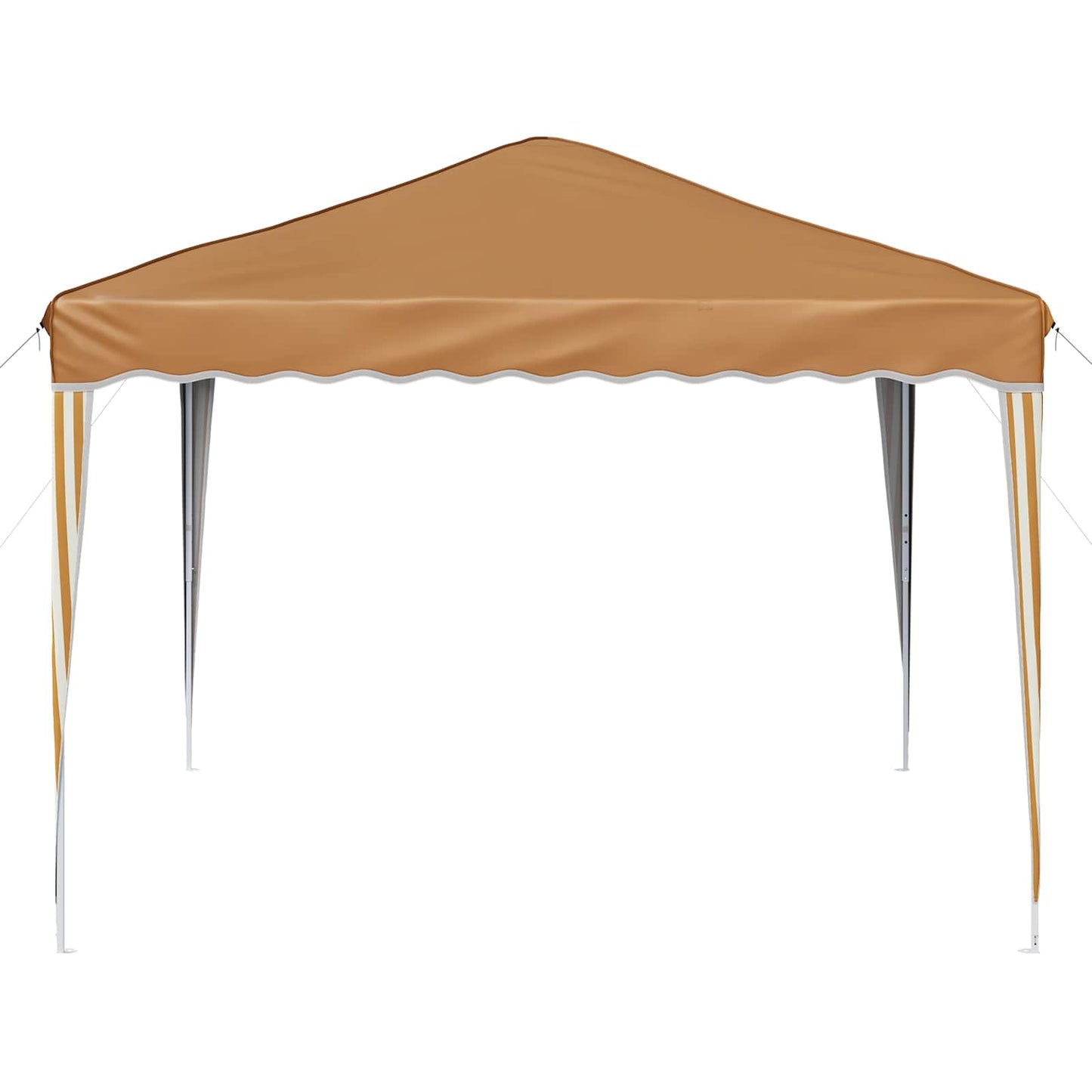 Pop-up Festtelt 288 x 288 x 245 cm Beige Oxford stof