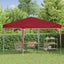 Pop-up Festtelt 288 x 288 x 245 cm Bordeaux Oxford stof
