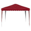 Pop-up Festtelt 288 x 288 x 245 cm Bordeaux Oxford stof