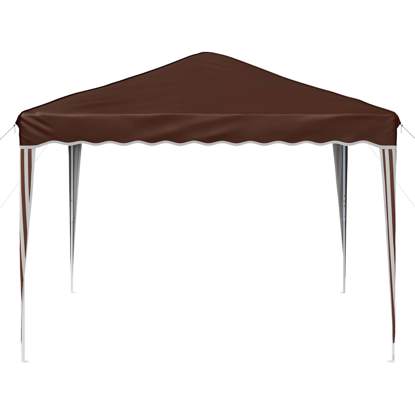 Pop-up Festtelt 288 x 288 x 245 cm Brun Oxford stof