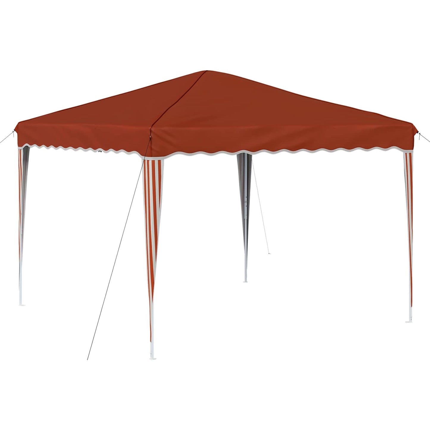Pop-up Festtelt 288 x 288 x 245 cm Terrakotta Oxford stof