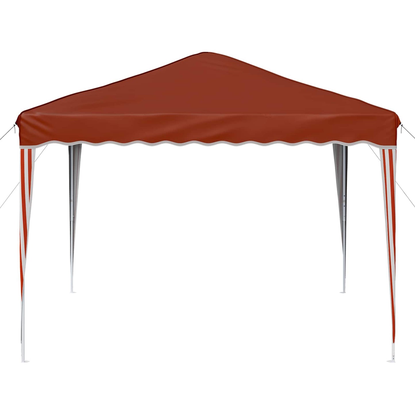 Pop-up Festtelt 288 x 288 x 245 cm Terrakotta Oxford stof