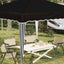 Pop-up Festtelt 288 x 288 x 245 cm Sort Oxford stof