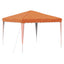 Pop-up Festtelt 288 x 288 x 245 cm Orange Oxford stof
