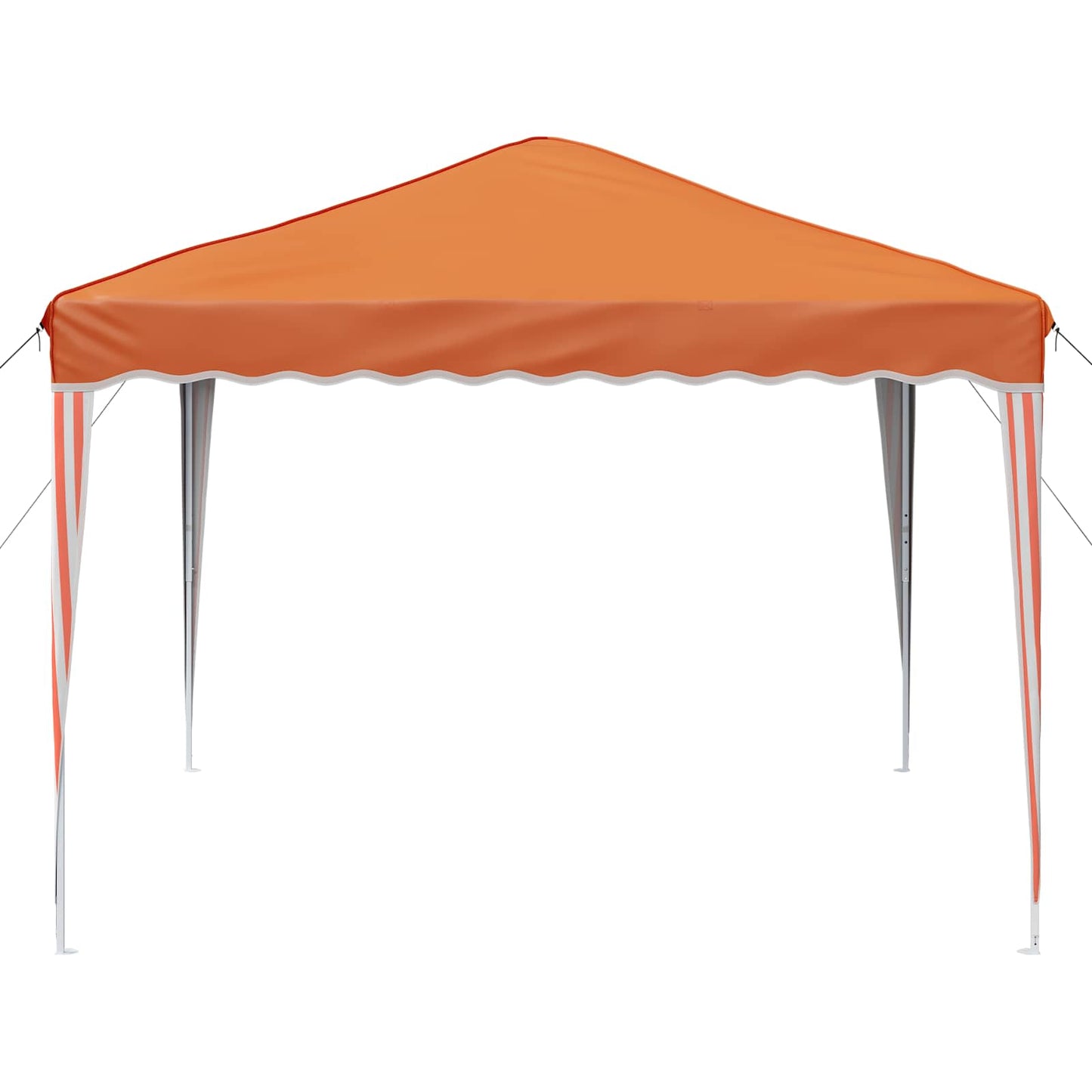 Pop-up Festtelt 288 x 288 x 245 cm Orange Oxford stof
