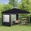 Pop-up Festtelt 288 x 288 x 245 cm Antracit Oxford stof
