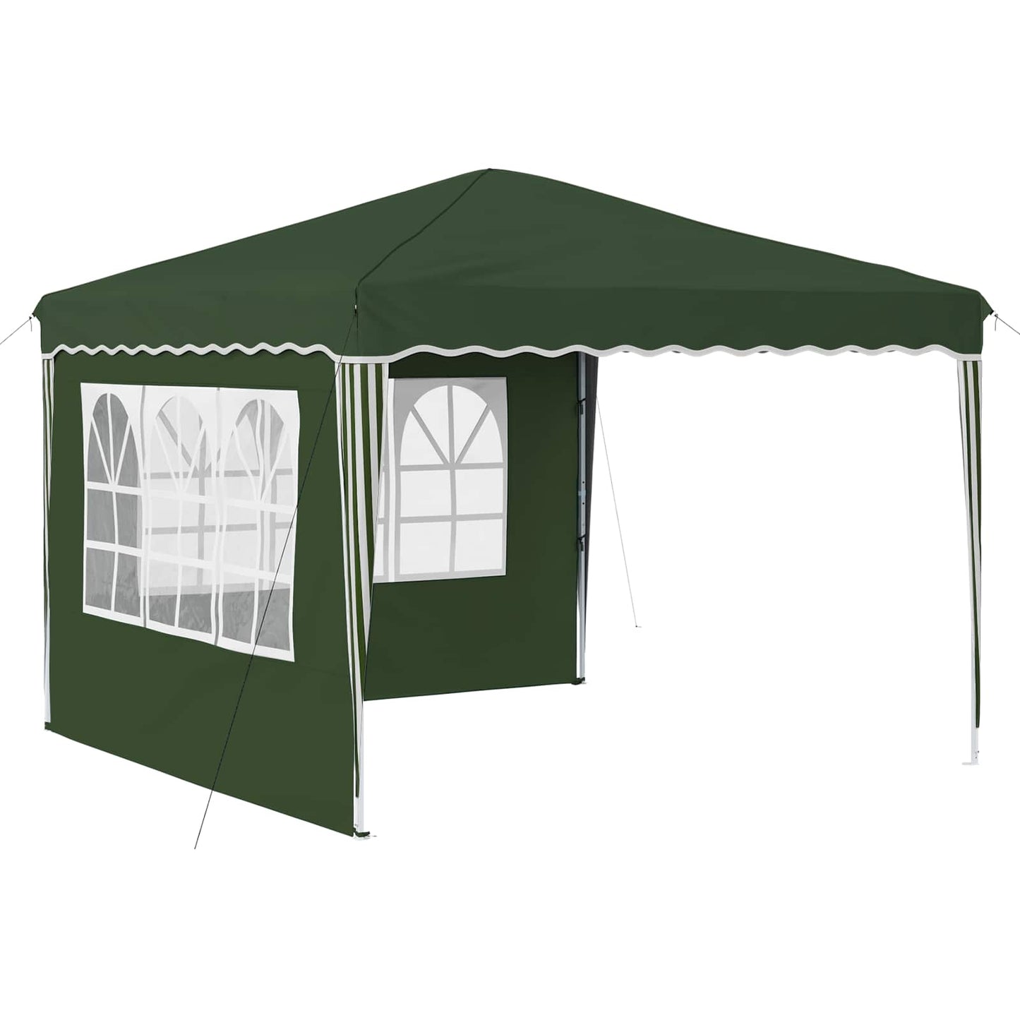 Pop-up Festtelt 288 x 288 x 245 cm Grøn Oxford stof