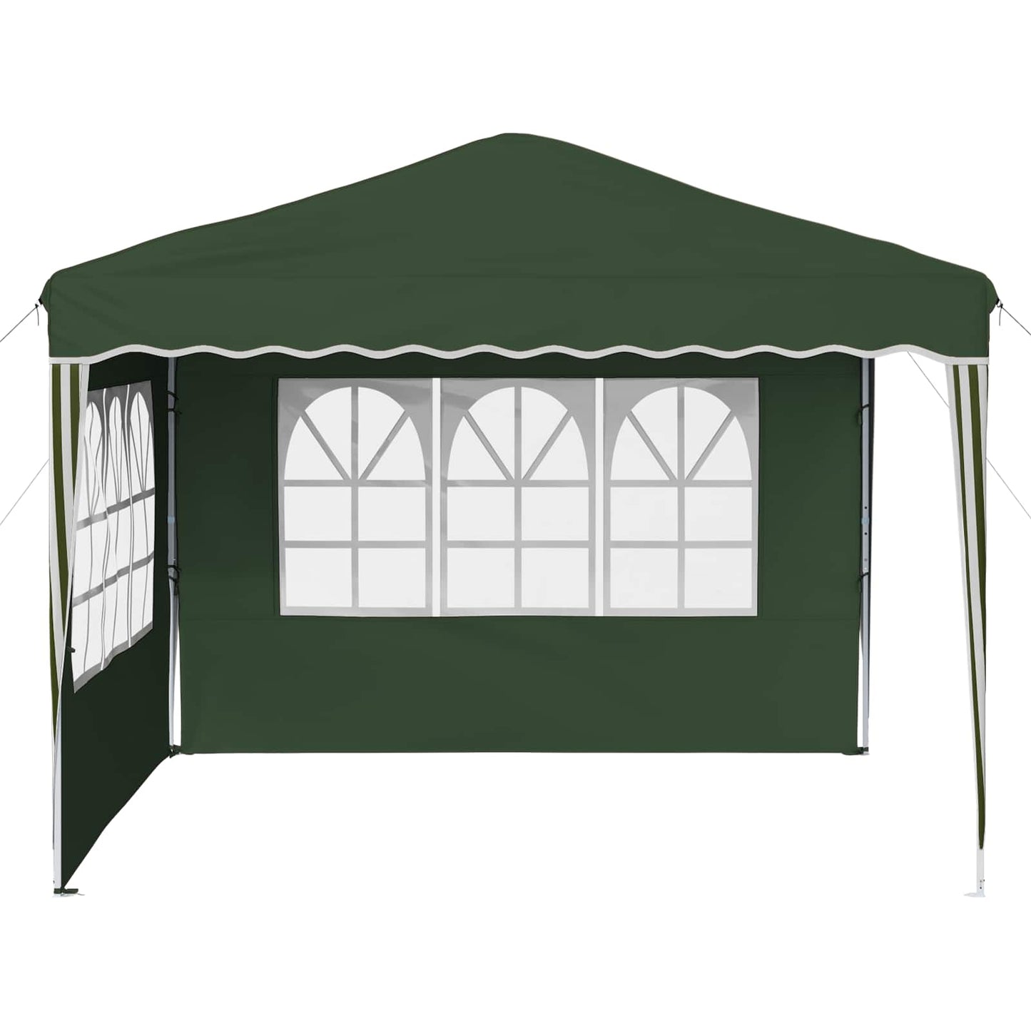 Pop-up Festtelt 288 x 288 x 245 cm Grøn Oxford stof