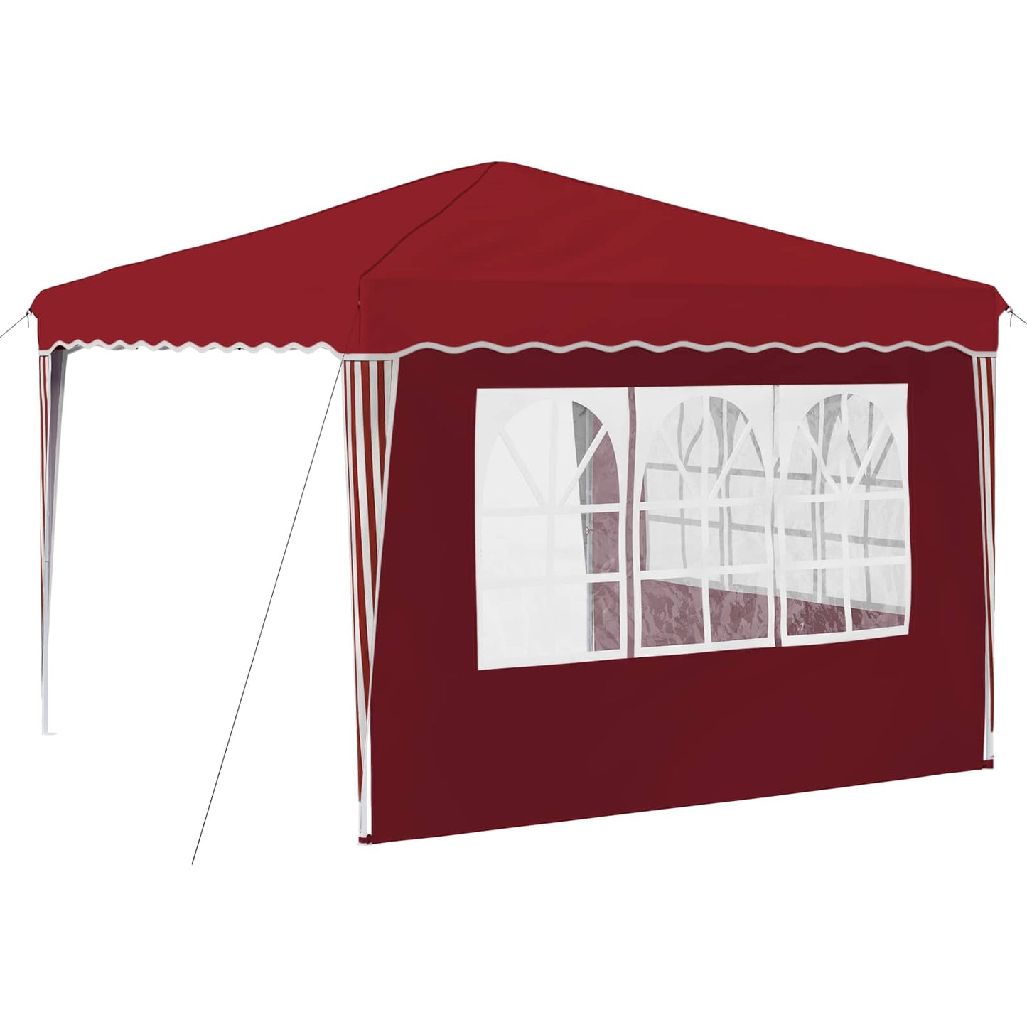 Pop-up Festtelt 288 x 288 x 245 cm Bordeaux Oxford stof