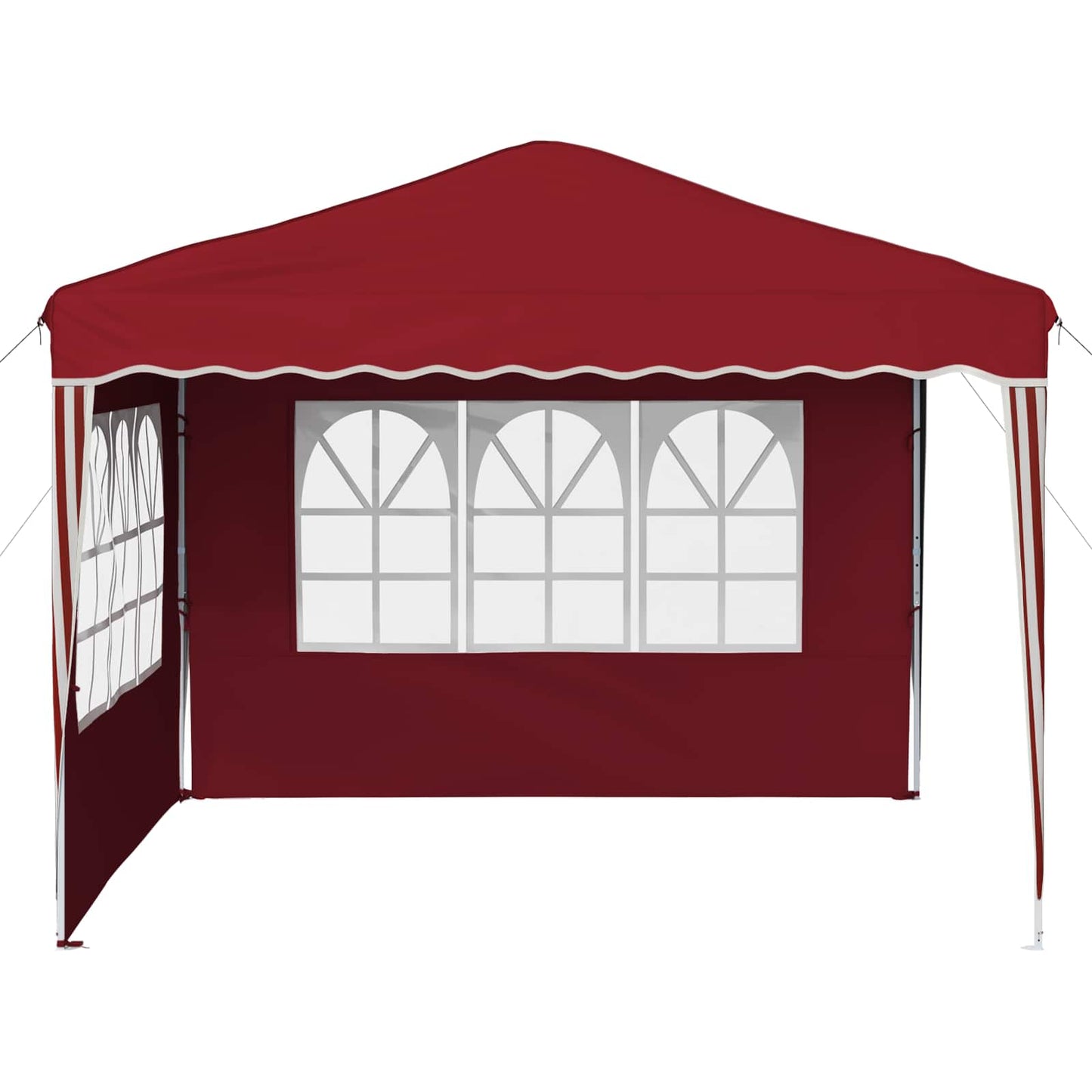 Pop-up Festtelt 288 x 288 x 245 cm Bordeaux Oxford stof