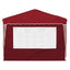 Pop-up Festtelt 288 x 288 x 245 cm Bordeaux Oxford stof