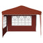Pop-up Festtelt 288 x 288 x 245 cm Terrakotta Oxford stof