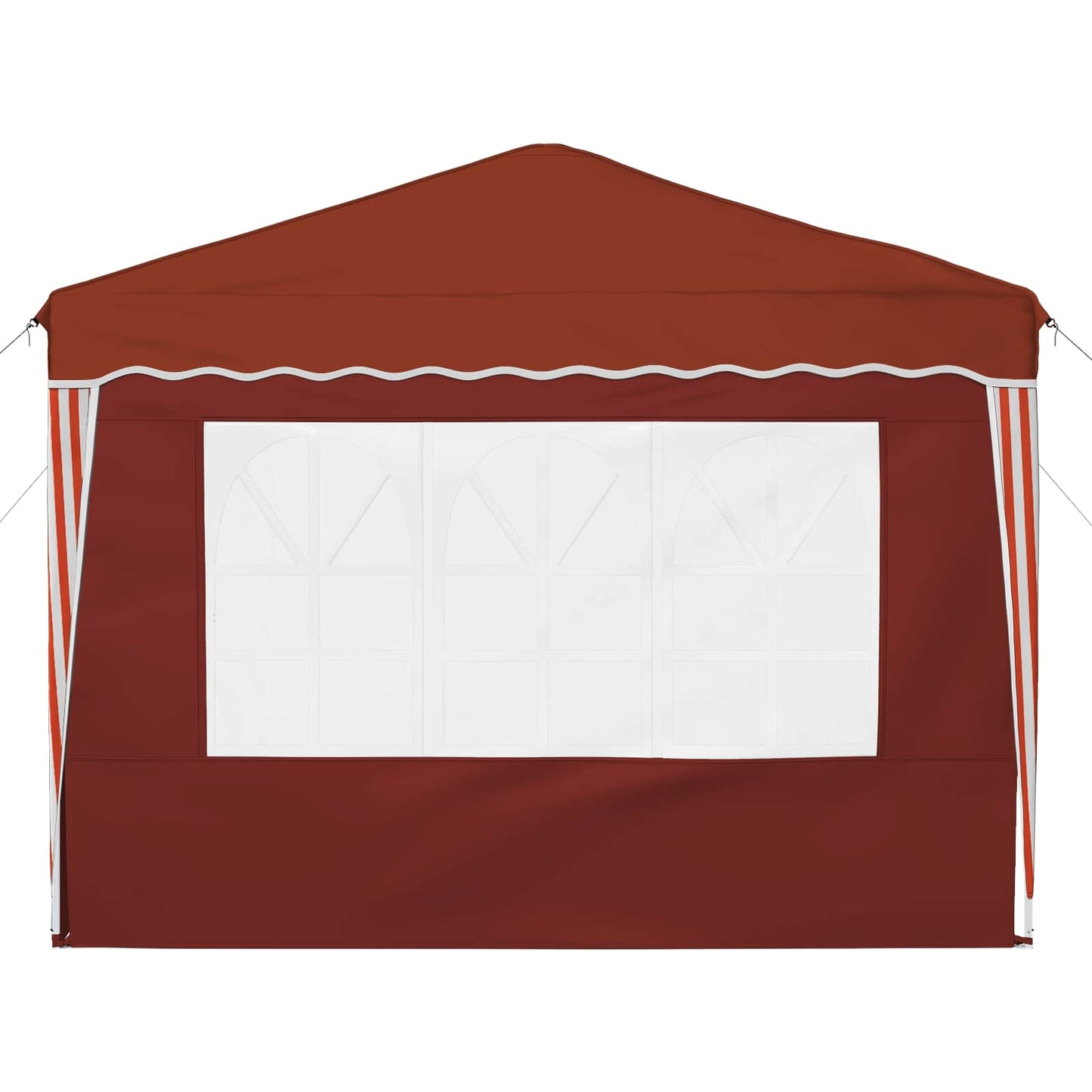 Pop-up Festtelt 288 x 288 x 245 cm Terrakotta Oxford stof