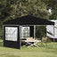 Pop-up Festtelt 288 x 288 x 245 cm Sort Oxford stof
