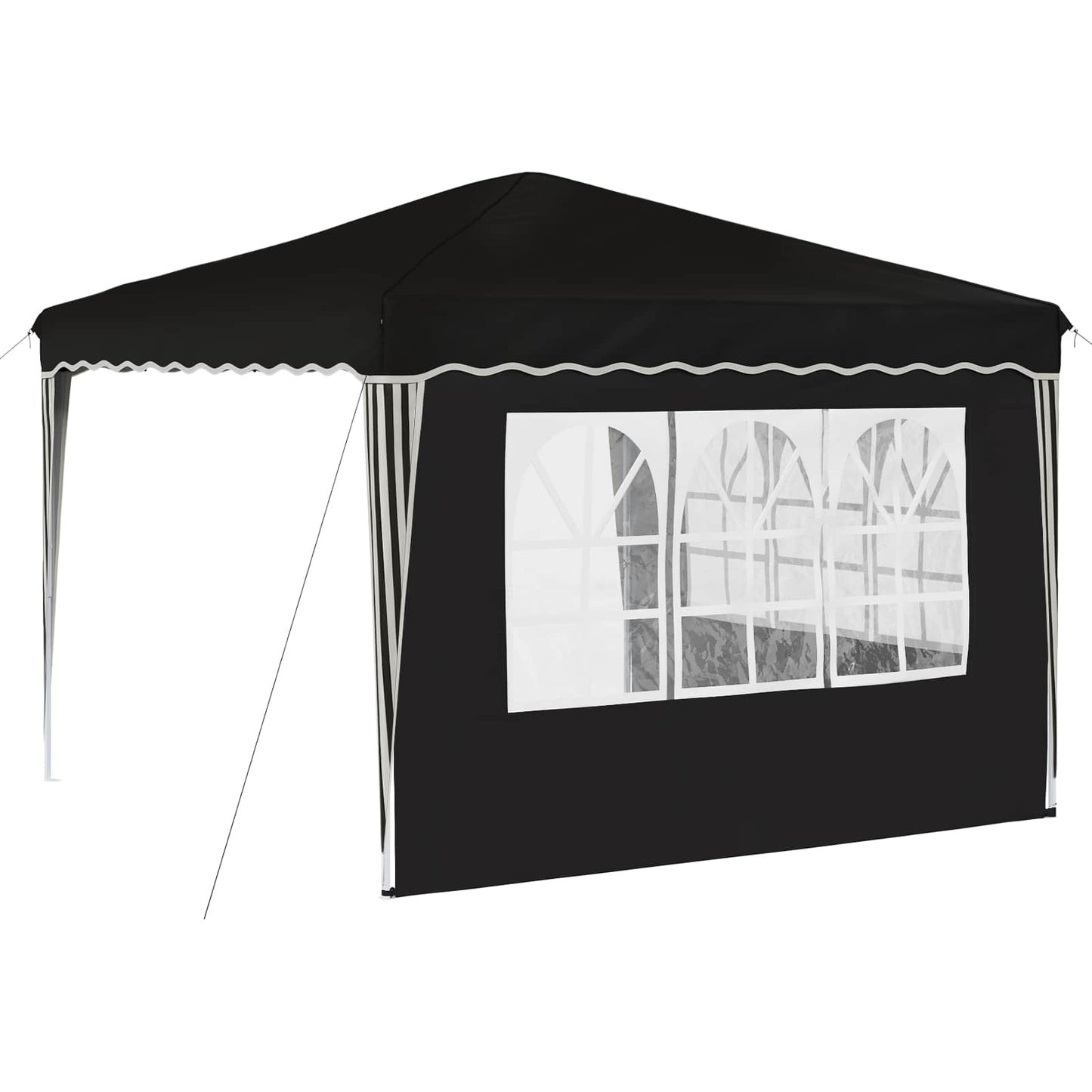 Pop-up Festtelt 288 x 288 x 245 cm Sort Oxford stof