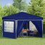 Pop-up Festtelt 288 x 288 x 245 cm Blå Oxford stof