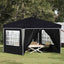 Pop-up Festtelt 288 x 288 x 245 cm Antracit Oxford stof
