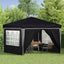 Pop-up Festtelt 288 x 288 x 245 cm Antracit Oxford stof