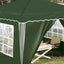 Pop-up Festtelt 288 x 288 x 245 cm Grøn Oxford stof